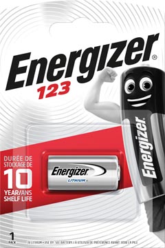 [628290] Energizer pile photo lithium 123, sous blister