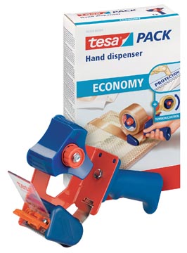 [63000] Tesa dérouleur economy, pour ruban adhésif d'emballage de maximum 50 mm