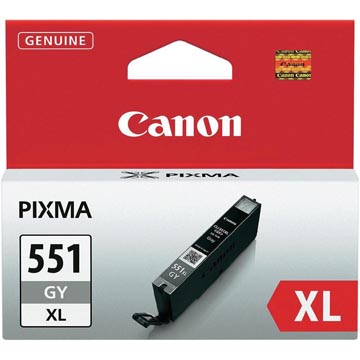 [6447B01] Canon cartouche d'encre cli-551gy-xl, 3.350 pages, oem 6447b001, gris