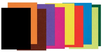 [64500] Papier à dessin, 120 g/m², ft 21 x 29,7 cm (a4), multicolor
