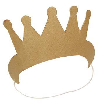 [650670] Graine créative couronne avec élastiques, en carton, pour décorer
