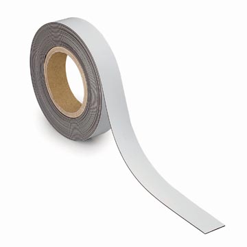 [6524502] Maul bande de marquage magnétique 10mtx30mm, blanc