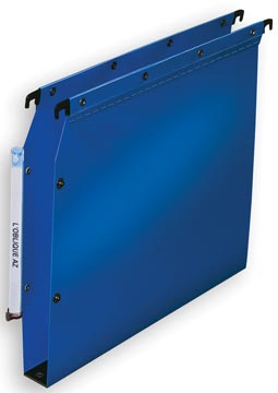 [683002] L'oblique dossiers suspendus pr armoires polypro fond 30 mm, bleu