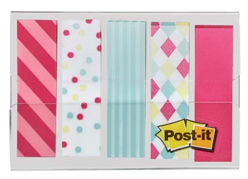[684CAN5] Post-it index, candy collection, ft 11,9 mm x 43,2mm, 5 x 20 onglets