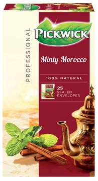 [68613] Pickwick thé, minty morocco, paquet de 25 sachets
