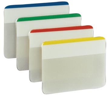 [686F1] Post-it index strong, ft 50,8 x 38 mm, set de 24 cavaliers, 4 couleurs, 6 cavaliers par couleur