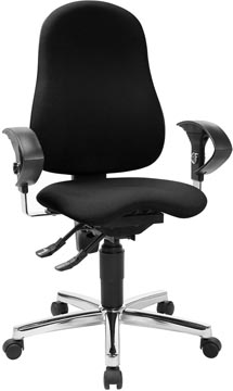[6974866] Topstar chaise de bureau ortho, noir