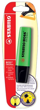 [70-33B] Stabilo boss original surligneur, sous blister, vert
