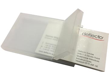 [700030E] Deflecto porte-cartes de visite transparent