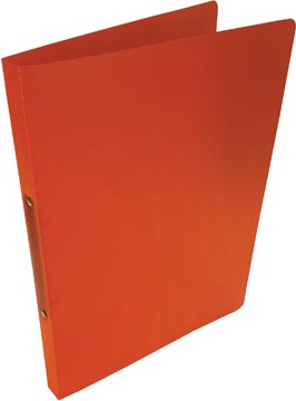 [700047] Alpha classeur à anneaux, pour ft a4, en pp, 2 anneaux de 16 mm, orange tranparent