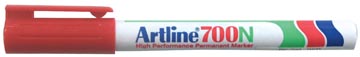 [700R] Artline marqueur permanent 700n rouge