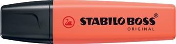 [70/140] Stabilo boss original pastel surligneur, mellow coral-red (orange clair)