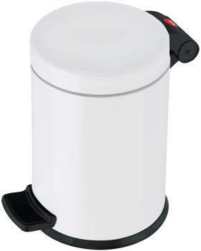 [704460] Hailo poubelle pour sanitaire, 4 l, blanc