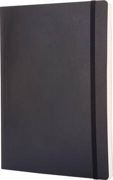 [707223] Moleskine carnet de notes, ft 19 x 25 cm, ligné, couverture flexible, 192 pages, noir