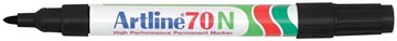 [70Z] Artline marqueur permanent 70n noir