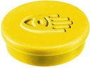 Legamaster aimant, diamètre 20 mm, jaune, paquet de 10 pièces