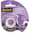 Scotch gift wrap tape ft 19 mm x 15 m, sous blister