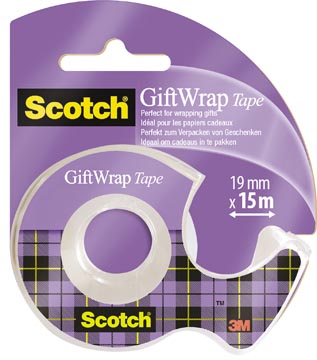 [71915D] Scotch gift wrap tape ft 19 mm x 15 m, sous blister