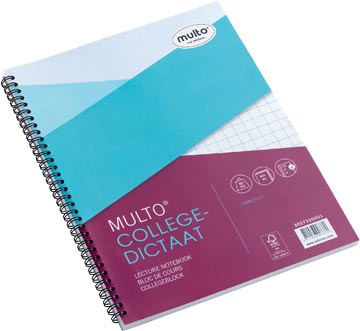 [7320901] Multo bloc collège ft a4, quadrillé 10 mm, 23 trous