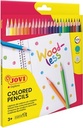 Jovi crayon de couleur woodless, étui cartonné de 24 pièces