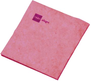 [7511078] Taski allegro chiffon de nettoyage, rouge, paquet de 25 pièces