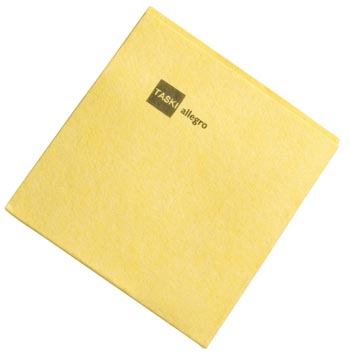 [7511081] Taski allegro chiffon de nettoyage, jaune, paquet de 25 pièces