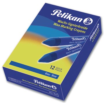[772B] Pelikan crayon de cire à marquer 772 bleu par 12