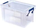 Bankers box boîte de rangement prostore 1,7 litres, transparent