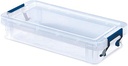 Bankers box boîte de rangement pour crayons prostore 0,75 litres, transparent, small