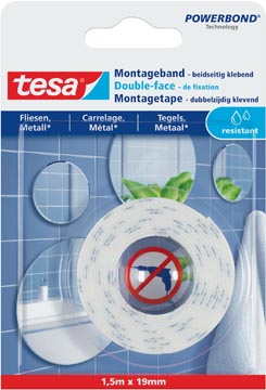 [777440] Tesa powerbond double face de montage waterproof, 19 mm x 1,5 m