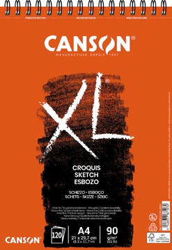 [C200787103] Canson album de croquis xl, ft 21 x 29,7 cm (a4), bloc de 120 feuilles