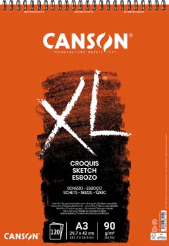 [C200787115] Canson album de croquis xl ft 29,7 x 42 cm (a3), bloc de 120 feuilles