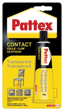 [80409] Pattex colle de contact transparent, tube de 50 g, sous blister
