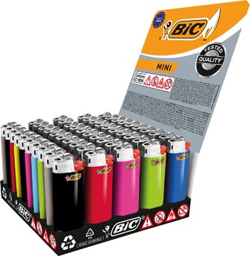 [807970] Bic j25 mini briquet standard tray x50