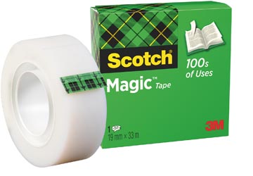 [810-33] Scotch ruban adhésif magic tape, ft 19 mm x 33 m