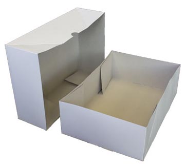 [8200119] Boîte d'expédition, blanc ft 30,5 x 21 x 10 cm