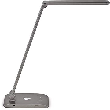 [8202089] Maul luminaire de bureau led stella colour vario, régl., qi et usb, anthracite