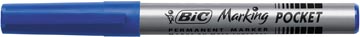 [8209012] Bic marqueur permanent ecolutions, largeur de trait: 1,1 mm, pointe fine, bleu