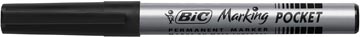 [8209022] Bic marqueur permanent ecolutions, largeur de trait: 1,1 mm, pointe fine, noir