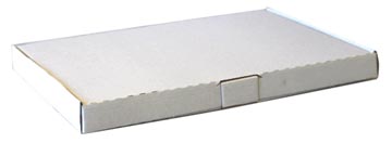 [8210156] Boîte d'expédition, blanc ft 31 x 22 x 2,5 cm