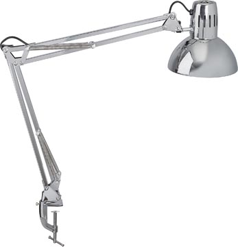 [8230796] Maul luminaire de bureau study chromé sans ampoule, avec pince de table 5,5cm, chromé