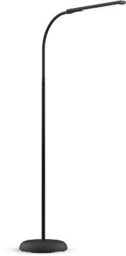 [8234890] Maul lampadaire liseuse led pirro hauteur 126,5cm, lumière blanche chaude, réglable, noir