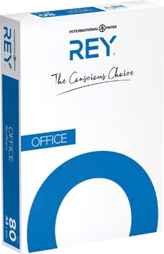 [8281395] Rey office document papier d'impression ft a4, 80 g, paquet de 500 feuilles