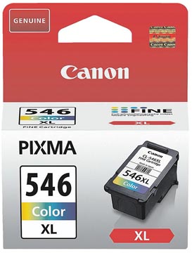 [8288B1] Canon cartouche d'encre cl-546xl, 300 pages, oem 8288b001, 3 couleurs