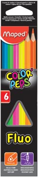 [832003] Maped crayon couleur triangulaire color'peps fluo