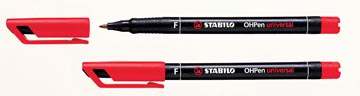 [842-40] Stabilo ohpen universal, ohp-marqueur, permanent, fine 0,7 mm, rouge
