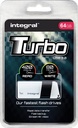 Integral turbo clé usb 3.0, 64 go