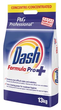 [866497] Dash lessive en poudre formula pro, pour le ligne blanc, 130 doses, sachet de 13 kg