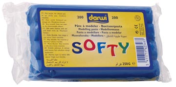 [87200D] Darwi pâte à modeler softy, bleu