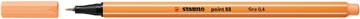 [88-25] Stabilo point 88 fineliner, orange pastel